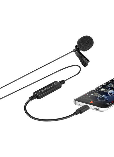 LavMicro Lavalier Microphone with USB-C Connector | Gotham Sound